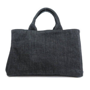 Prada Bag Hand 2way Canvas Canapa Tote
